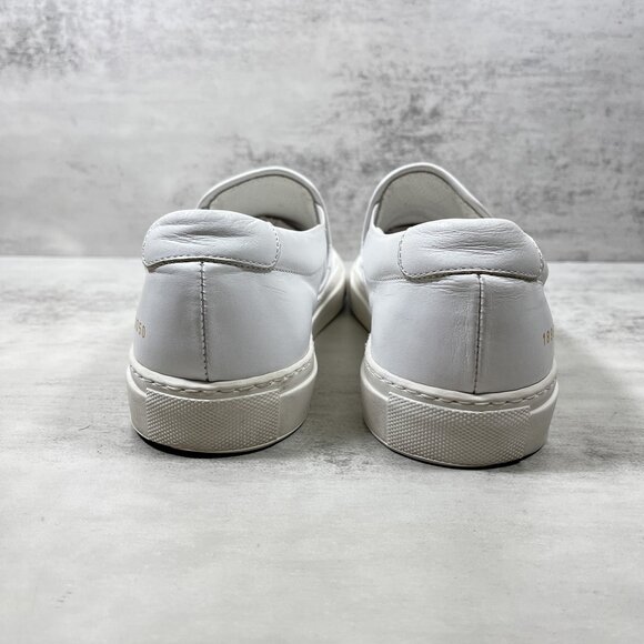 Common Projects Leather Slip On Sneakers - Size EU 40 / Men's 7 / Women's 10 - Picture 6 of 10